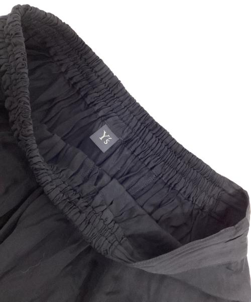 Y's（ワイズ）Y's (ワイズ) キュプラワイドパンツ ブラック サイズ:2の古着・服飾アイテム