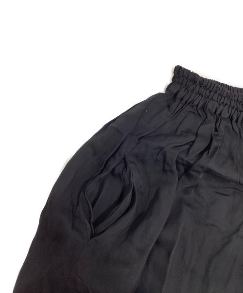 Y's（ワイズ）Y's (ワイズ) キュプラワイドパンツ ブラック サイズ:2の古着・服飾アイテム