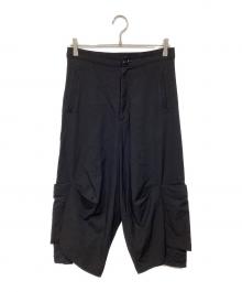 LIMI feu（リミフゥ）の古着「ウールワイドパンツ」｜ブラック