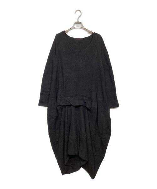 LIMI feu（リミフゥ）LIMI feu (リミフゥ) ウールワンピース ブラック サイズ:Sの古着・服飾アイテム
