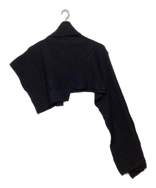 LIMI feu（リミフゥ）LIMI feu (リミフゥ) 2-WAY LAMBSWOOL SCARF ブラック サイズ:不明の古着・服飾アイテム