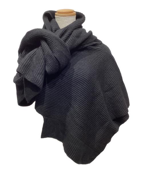 LIMI feu（リミフゥ）LIMI feu (リミフゥ) 2-WAY LAMBSWOOL SCARF ブラック サイズ:不明の古着・服飾アイテム