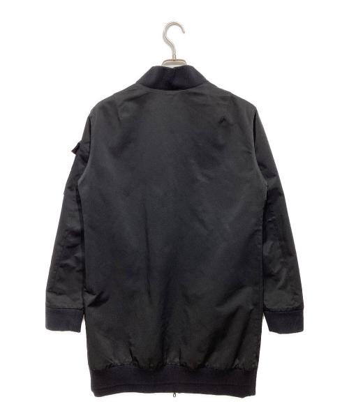 kiryuyrik（キリュウキリュウ）kiryuyrik (キリュウキリュウ) リバーシブル ロングMA-1 ブラック×グレー サイズ:Mの古着・服飾アイテム