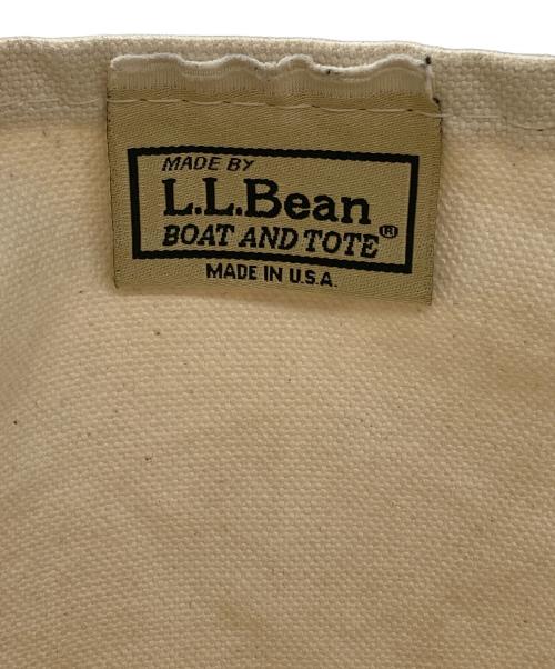 L.L.Bean（エルエルビーン）L.L.Bean (エルエルビーン) トートバッグ/ビーントート ホワイト×ネイビーの古着・服飾アイテム