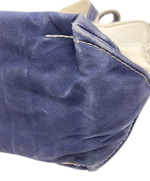 L.L.Bean（エルエルビーン）L.L.Bean (エルエルビーン) トートバッグ/ビーントート ホワイト×ネイビーの古着・服飾アイテム