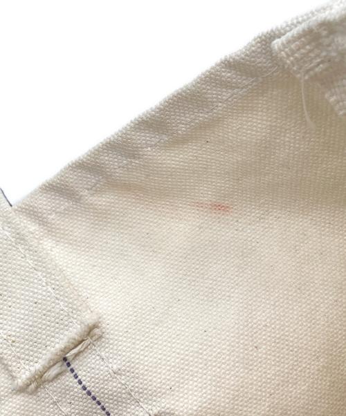 L.L.Bean（エルエルビーン）L.L.Bean (エルエルビーン) トートバッグ/ビーントート ホワイト×ネイビーの古着・服飾アイテム