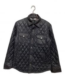 BURBERRY BLACK LABEL（バーバリーブラックレーベル）の古着「キルティングジャケット」｜ブラック
