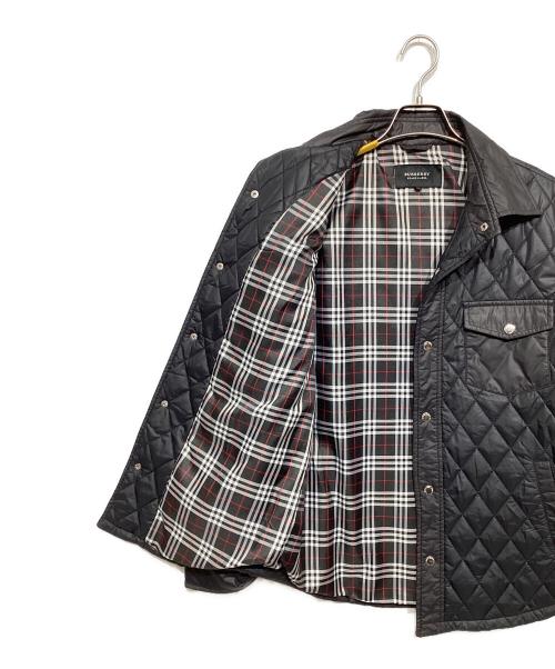 BURBERRY BLACK LABEL（バーバリーブラックレーベル）BURBERRY BLACK LABEL (バーバリーブラックレーベル) キルティングジャケット ブラック サイズ:LLの古着・服飾アイテム