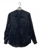 SHINYAシンヤ）の古着「リネンシャツ」｜ブラック