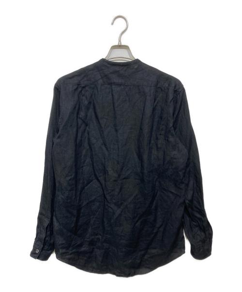 SHINYA（シンヤ）SHINYA (シンヤ) リネンシャツ ブラック サイズ:2の古着・服飾アイテム