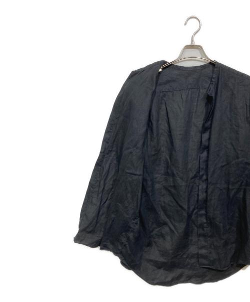SHINYA（シンヤ）SHINYA (シンヤ) リネンシャツ ブラック サイズ:2の古着・服飾アイテム