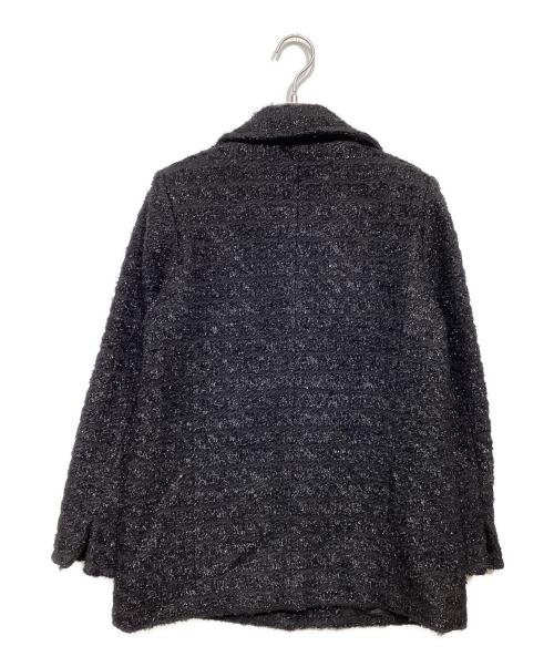 Estella.K（エステラケー）Estella.K (エステラケー) ビジューツイードコート ブラック サイズ:Freeの古着・服飾アイテム