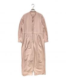 ne quittez pas（ヌキテパ）の古着「Poplin All In One　010852FD2」｜ピンク