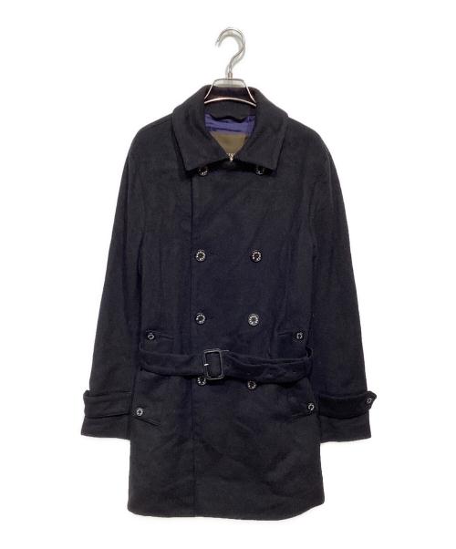 MACKINTOSH（マッキントッシュ）MACKINTOSH (マッキントッシュ) ウールダブルコート ブラック サイズ:38の古着・服飾アイテム