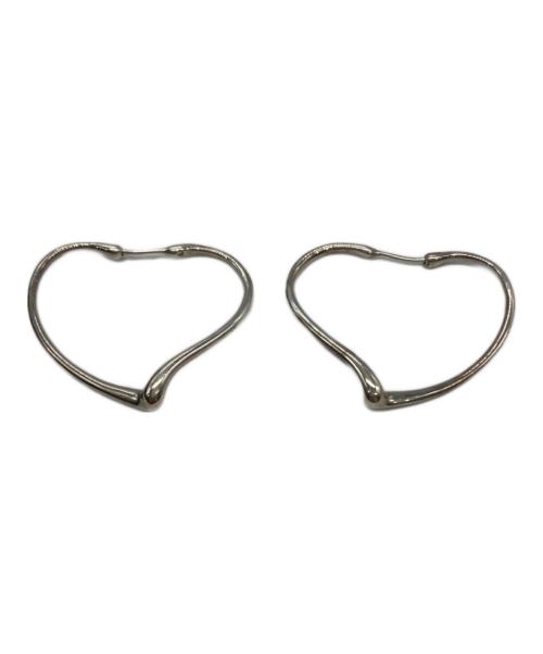 TIFFANY & Co.（ティファニー）TIFFANY & Co. (ティファニー) オープンハート フープピアス シルバーの古着・服飾アイテム