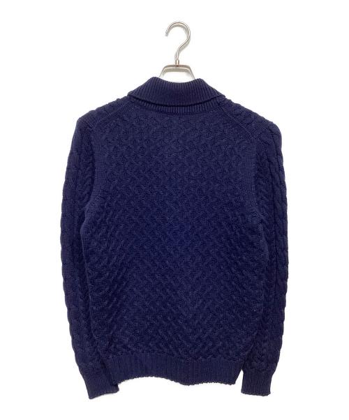 Drumohr（ドルモア）Drumohr (ドルモア) ショールカラーカーディガン ネイビー サイズ:48の古着・服飾アイテム