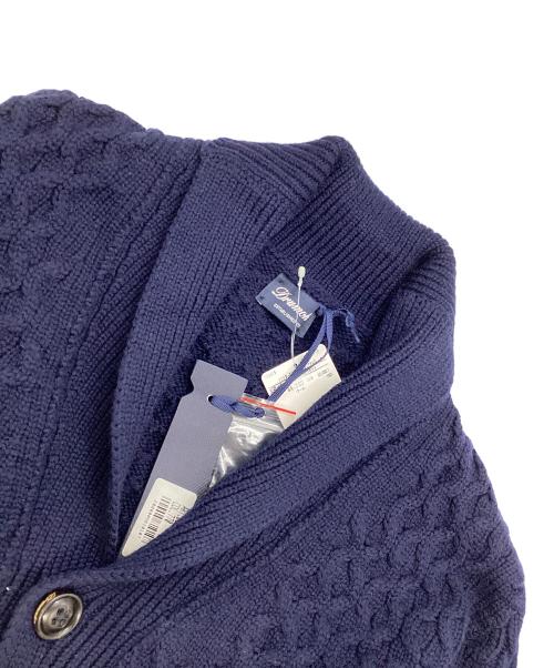 Drumohr（ドルモア）Drumohr (ドルモア) ショールカラーカーディガン ネイビー サイズ:48の古着・服飾アイテム