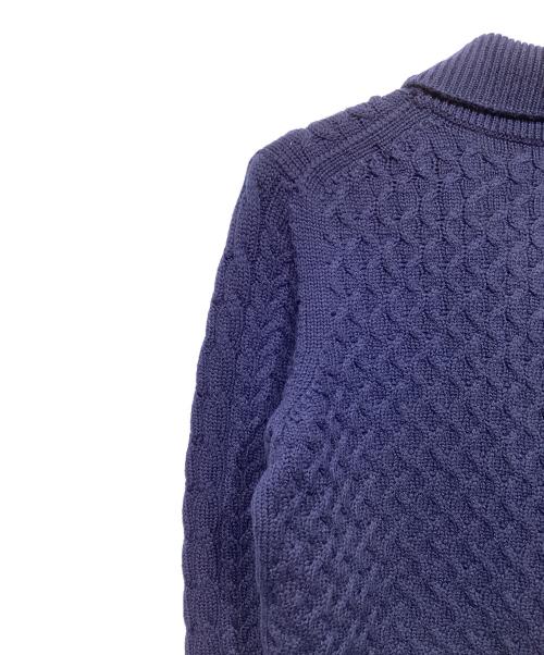 Drumohr（ドルモア）Drumohr (ドルモア) ショールカラーカーディガン ネイビー サイズ:48の古着・服飾アイテム
