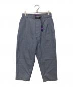 THE NORTHFACE PURPLELABELザ・ノースフェイス パープルレーベル）の古着「Polyester Wool Oxford Wide Tapered Field Pants　N24FC083」｜グレー