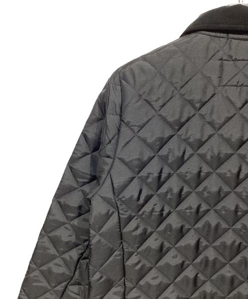 Traditional Weatherwear（トラディショナルウェザーウェア）Traditional Weatherwear (トラディショナルウェザーウェア) 襟コーデュロイキルティングジャケット ブラック サイズ:40の古着・服飾アイテム