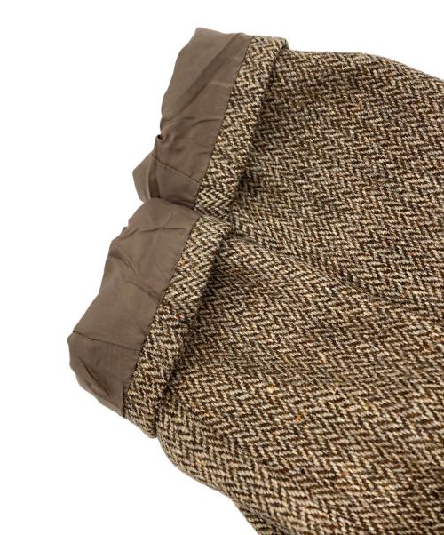 COMME des GARCONS HOMME（コムデギャルソン オム）COMME des GARCONS HOMME (コムデギャルソン オム) Harris Tweed (ハリスツイード) ヘリンボーンダブルジャケット ブラウン サイズ:Mの古着・服飾アイテム