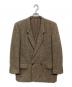 COMME des GARCONS HOMME（コムデギャルソン オム）の古着「ヘリンボーンダブルジャケット」｜ブラウン