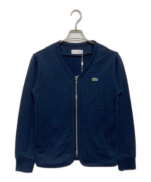 LACOSTE（ラコステ）LACOSTE (ラコステ) スウェットカーディガン/ジップカーディガン ネイビー サイズ:XS 未使用品の古着・服飾アイテム