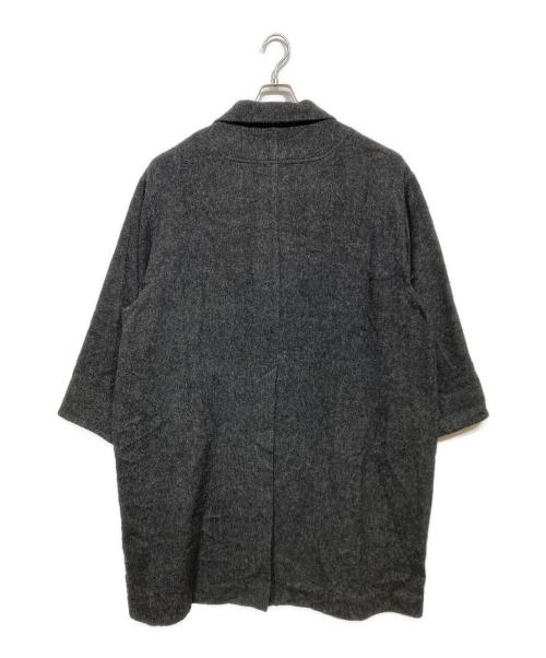 VOAAOV（ヴォアーブ）VOAAOV (ヴォアーブ) RECYCLE HERRINGBONE BLANKET Long Coat グレー サイズ:1の古着・服飾アイテム