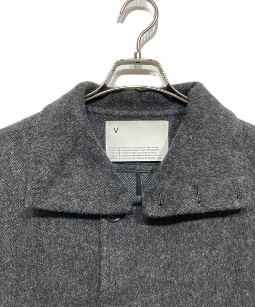 VOAAOV（ヴォアーブ）VOAAOV (ヴォアーブ) RECYCLE HERRINGBONE BLANKET Long Coat グレー サイズ:1の古着・服飾アイテム