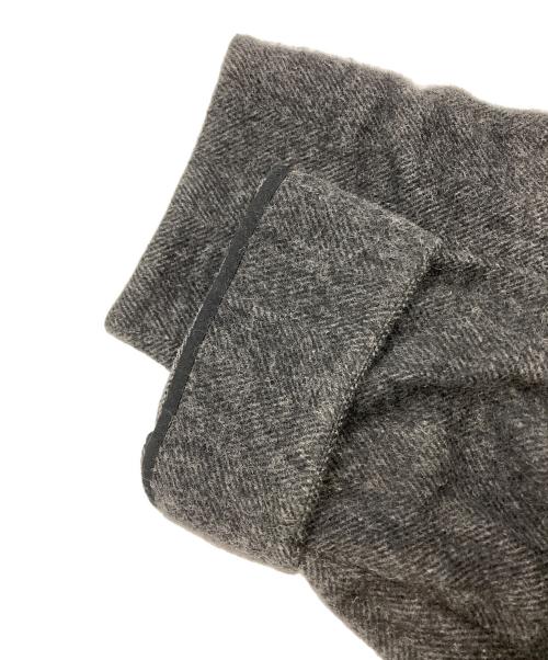 VOAAOV（ヴォアーブ）VOAAOV (ヴォアーブ) RECYCLE HERRINGBONE BLANKET Long Coat グレー サイズ:1の古着・服飾アイテム