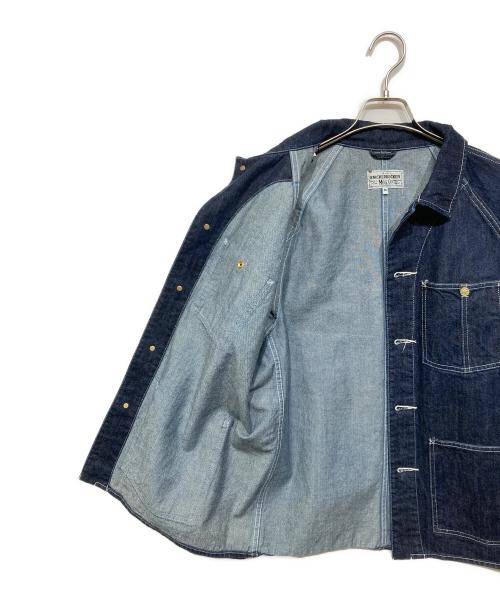 KNICKERBOCKER MFG.CO.（ニッカーボッカー）KNICKERBOCKER MFG.CO. (ニッカーボッカー) バーンコート/デニムコート インディゴ サイズ:Mの古着・服飾アイテム