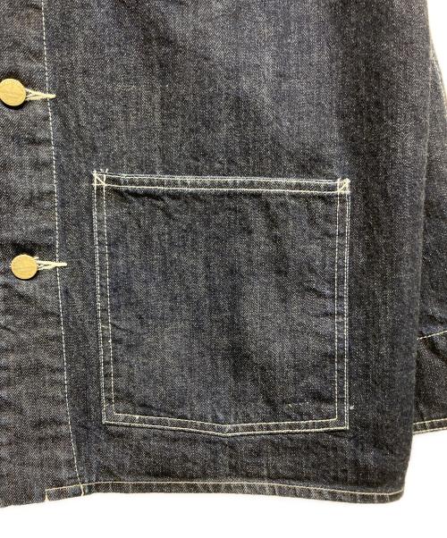 KNICKERBOCKER MFG.CO.（ニッカーボッカー）KNICKERBOCKER MFG.CO. (ニッカーボッカー) バーンコート/デニムコート インディゴ サイズ:Mの古着・服飾アイテム