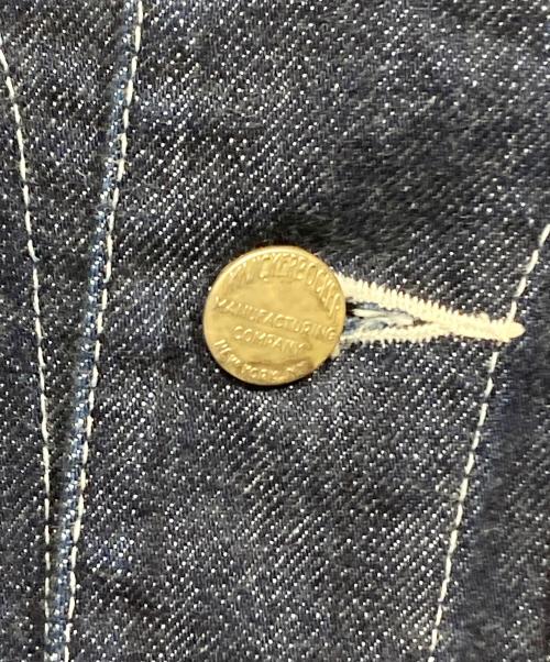 KNICKERBOCKER MFG.CO.（ニッカーボッカー）KNICKERBOCKER MFG.CO. (ニッカーボッカー) バーンコート/デニムコート インディゴ サイズ:Mの古着・服飾アイテム