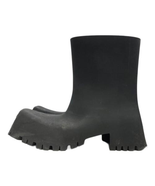 BALENCIAGA（バレンシアガ）BALENCIAGA (バレンシアガ) TROOPER RUBBER BOOT ブラック サイズ:27.5の古着・服飾アイテム