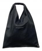 MM6 Maison Margielaエムエムシックスメゾンマルジェラ）の古着「スモールジャパニーズレザートートバッグ」｜ブラック