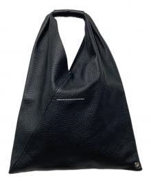 MM6 Maison Margiela（エムエムシックスメゾンマルジェラ）の古着「スモールジャパニーズレザートートバッグ」｜ブラック