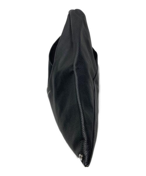 MM6 Maison Margiela（エムエムシックスメゾンマルジェラ）MM6 Maison Margiela (エムエムシックスメゾンマルジェラ) スモールジャパニーズレザートートバッグ ブラックの古着・服飾アイテム