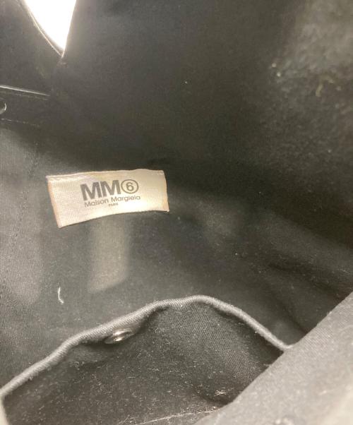 MM6 Maison Margiela（エムエムシックスメゾンマルジェラ）MM6 Maison Margiela (エムエムシックスメゾンマルジェラ) スモールジャパニーズレザートートバッグ ブラックの古着・服飾アイテム