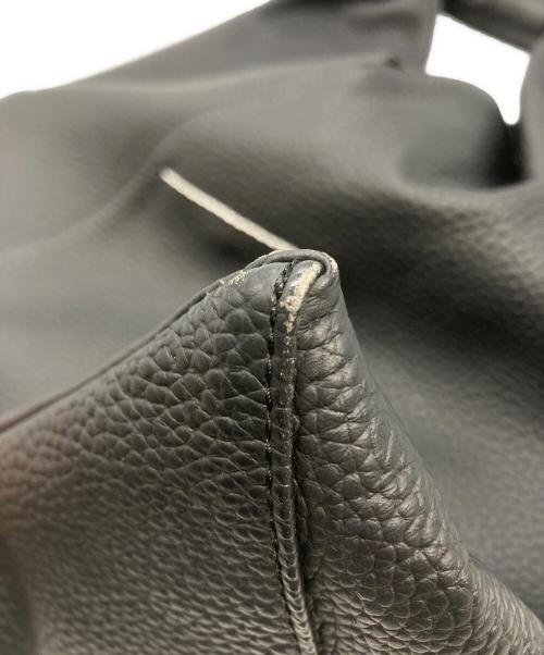 MM6 Maison Margiela（エムエムシックスメゾンマルジェラ）MM6 Maison Margiela (エムエムシックスメゾンマルジェラ) スモールジャパニーズレザートートバッグ ブラックの古着・服飾アイテム