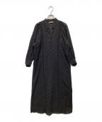 ne quittez pasヌキテパ）の古着「コットンレースワンピース」｜ブラック
