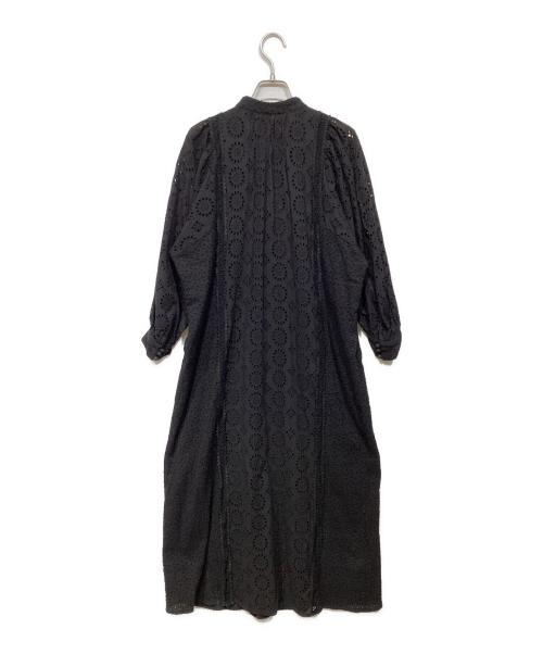 ne quittez pas（ヌキテパ）ne quittez pas (ヌキテパ) コットンレースワンピース ブラック サイズ:Sの古着・服飾アイテム