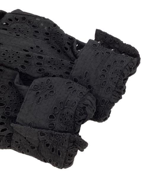 ne quittez pas（ヌキテパ）ne quittez pas (ヌキテパ) コットンレースワンピース ブラック サイズ:Sの古着・服飾アイテム