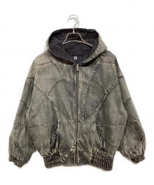 cyvist（サイヴィスト）の古着「デニムジップパーカー」｜グレー