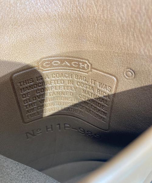 COACH（コーチ）COACH (コーチ) レザーショルダーバッグ ブラウンの古着・服飾アイテム