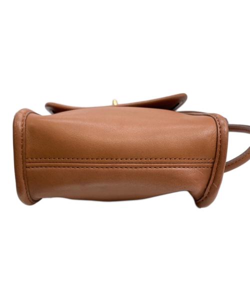 COACH（コーチ）COACH (コーチ) レザーショルダーバッグ ブラウンの古着・服飾アイテム