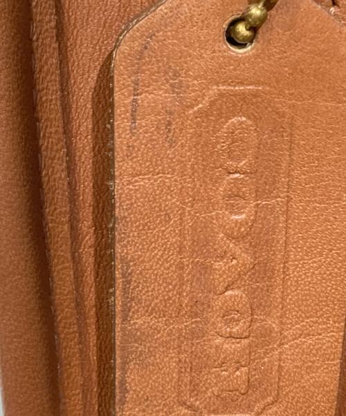 COACH（コーチ）COACH (コーチ) レザーショルダーバッグ ブラウンの古着・服飾アイテム