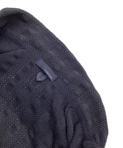 LARDINI（ラルディーニ）LARDINI (ラルディーニ) ニットテーラードジャケット ネイビー サイズ:Mの古着・服飾アイテム