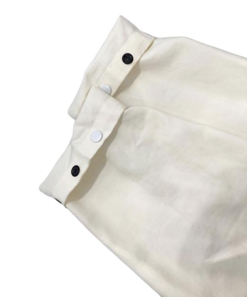 N.HOOLYWOOD（エヌ ハリウッド）N.HOOLYWOOD (エヌ ハリウッド) ノーカラーモッズコート ホワイト サイズ:38の古着・服飾アイテム