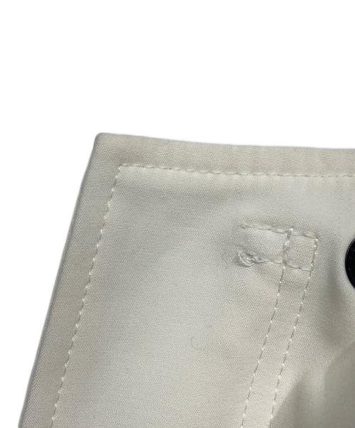 N.HOOLYWOOD（エヌ ハリウッド）N.HOOLYWOOD (エヌ ハリウッド) ノーカラーモッズコート ホワイト サイズ:38の古着・服飾アイテム