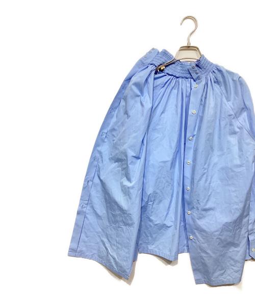 PRADA（プラダ）PRADA (プラダ) ハイネックシャツ　P987GR ブルー サイズ:40の古着・服飾アイテム